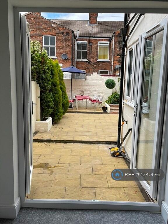 View To Courtyard From New French Windows