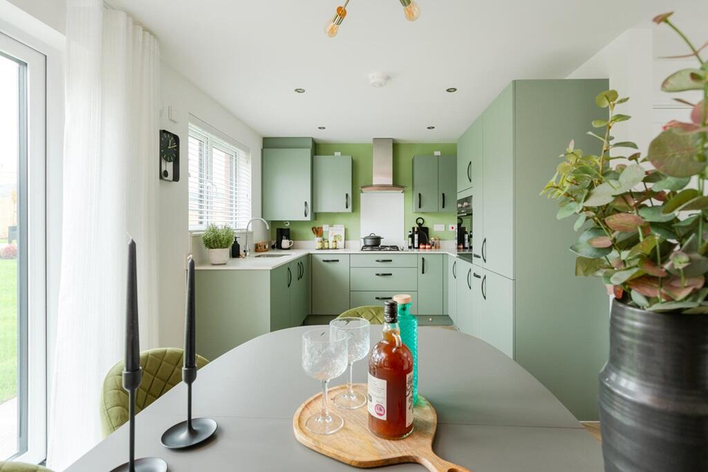 A brand new, modern kitchen is ready to go from the day you move in