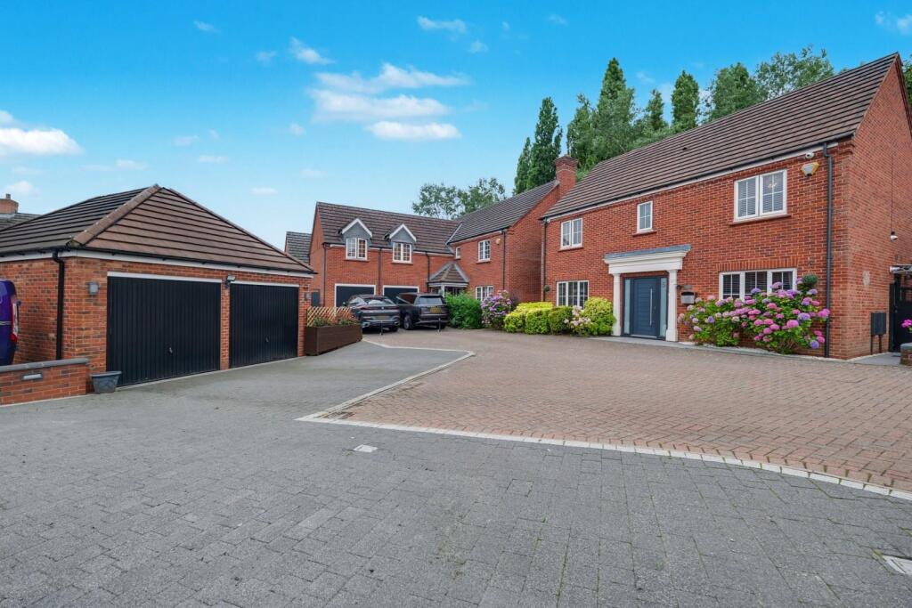 Double and large driveway