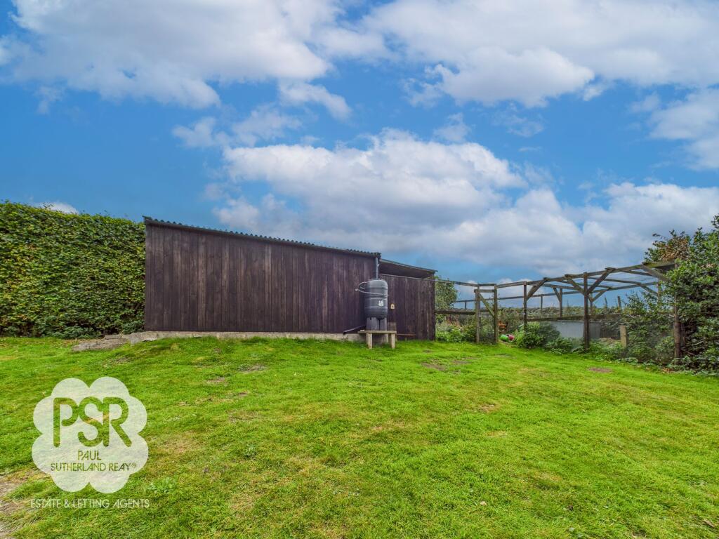 Rear Garden - Large Chicken Coop and Run