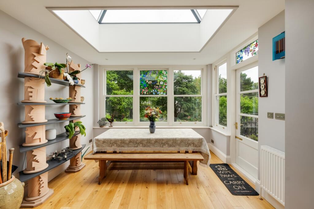 Extended breakfast room to garden access