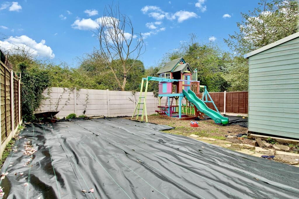 Rear Garden Work and Play Area
