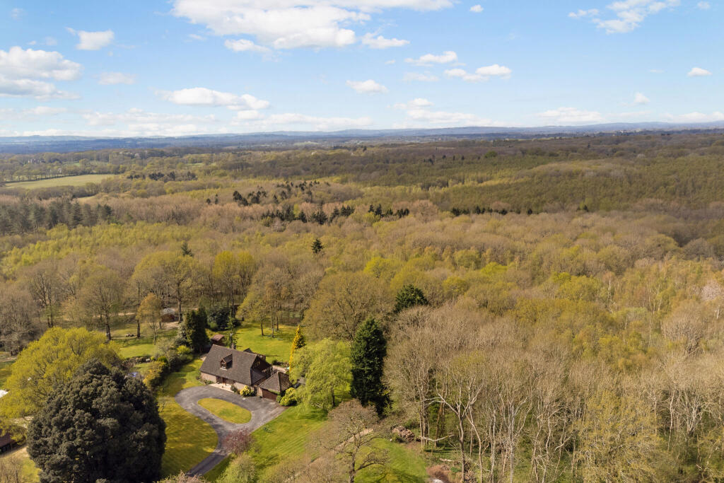 Aerial View in early Spring