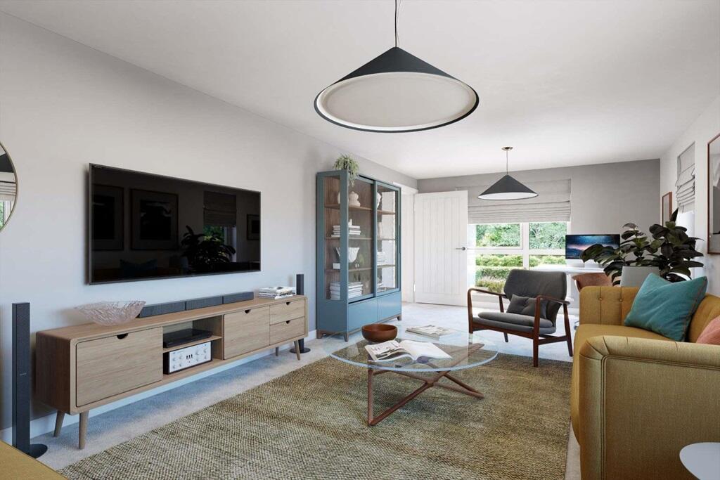 Large, open plan lounge