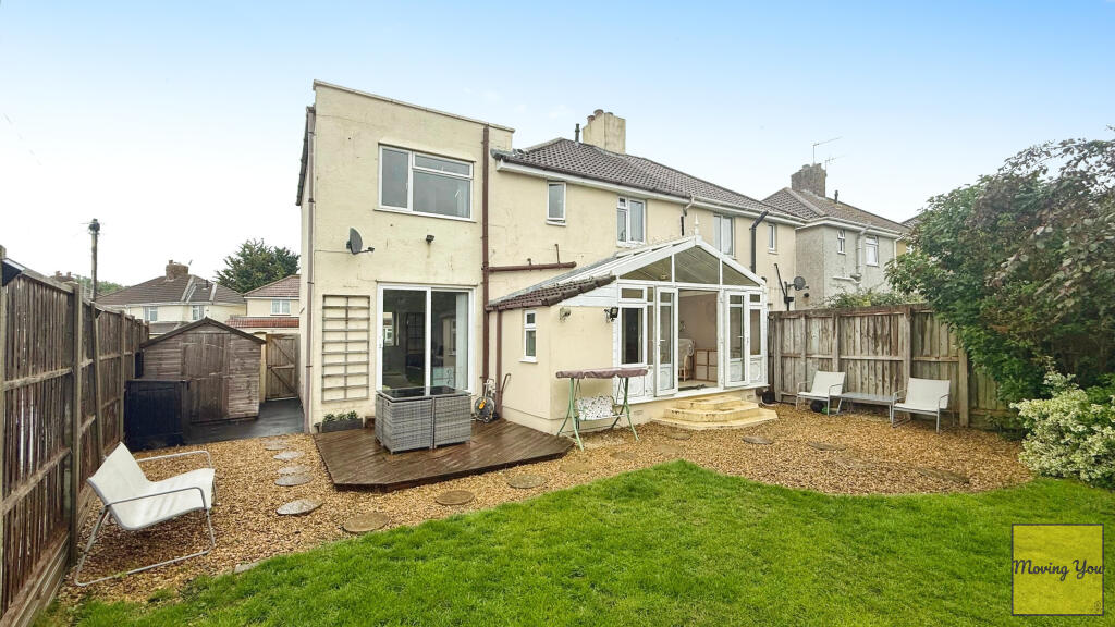 Rear of property