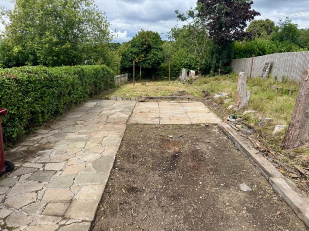Private rear garden.