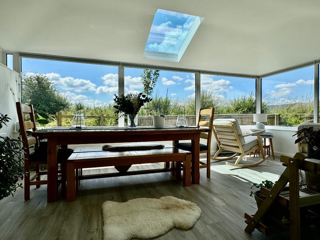 Garden room also with French doors