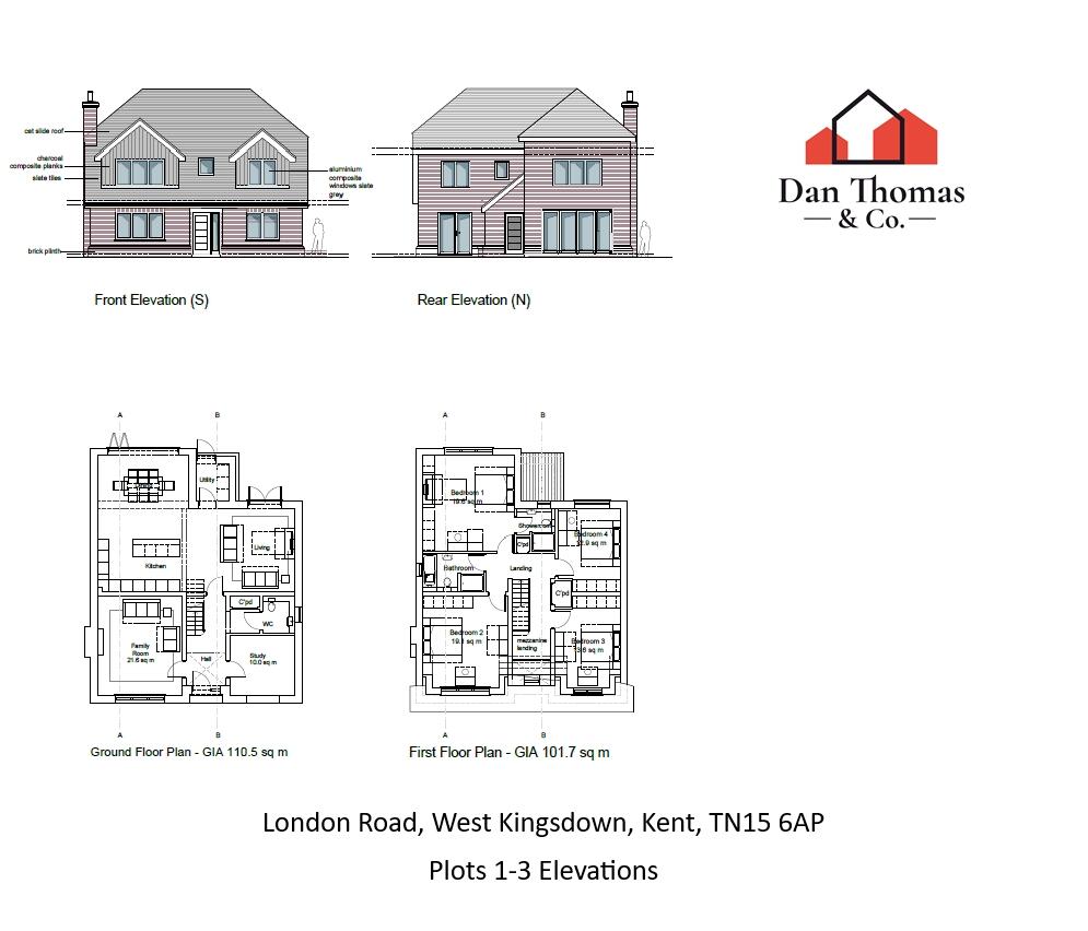 Elevations Plots 1-3