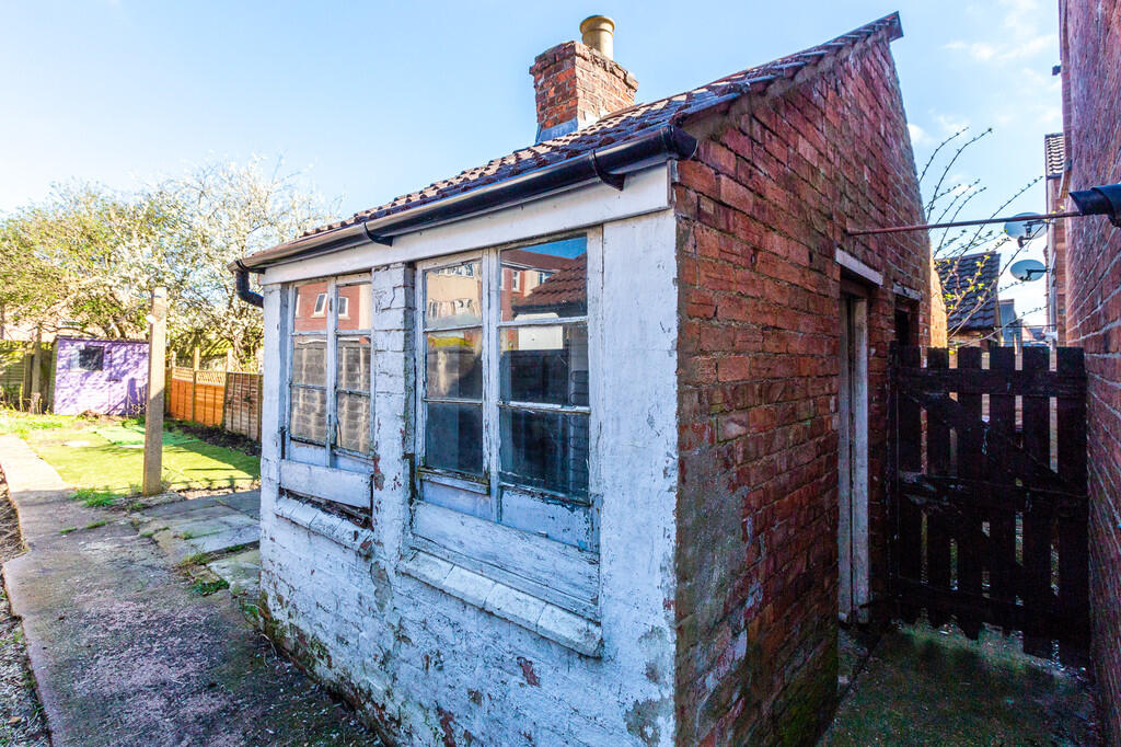 Brick outbuilding