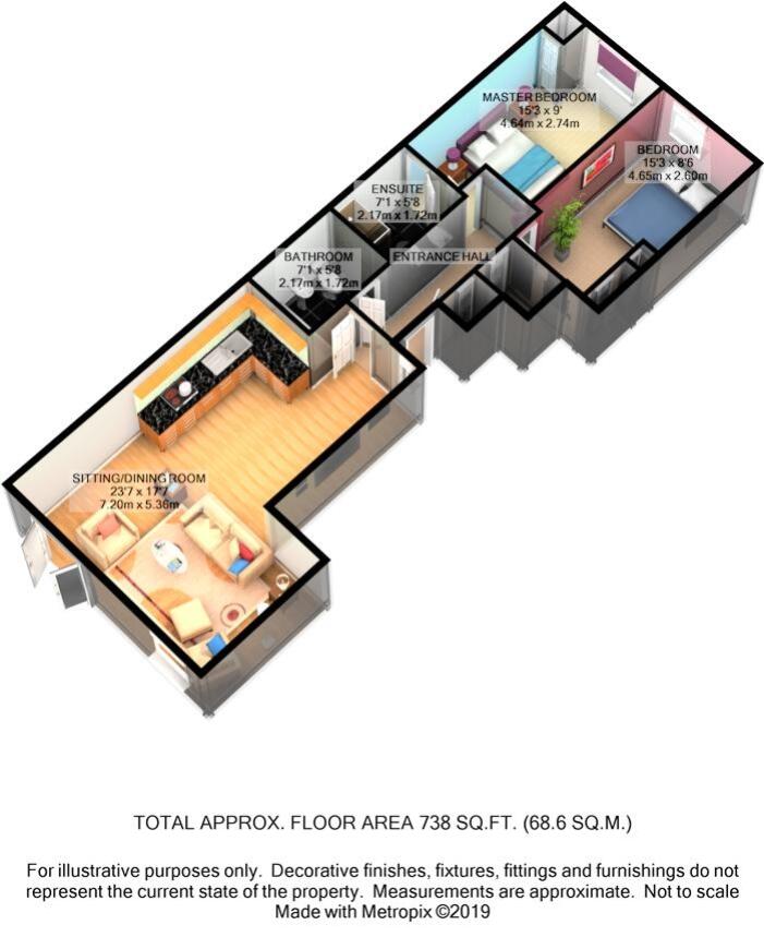 3d Plan southdown House