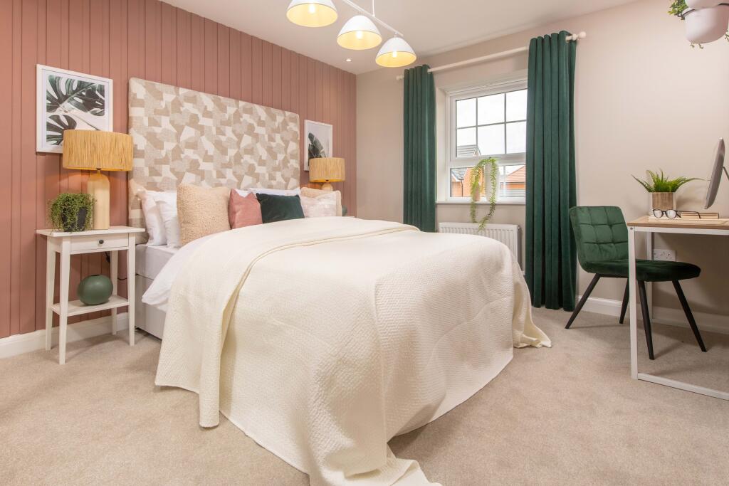 modern double bedroom