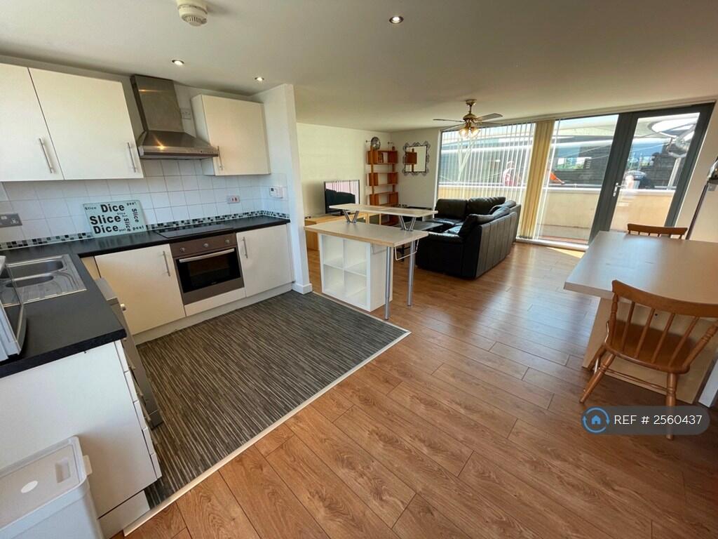 Open Plan Kitchen (With New Sofa)