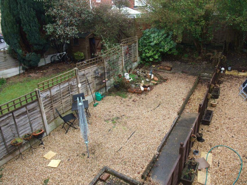 Left side of garden