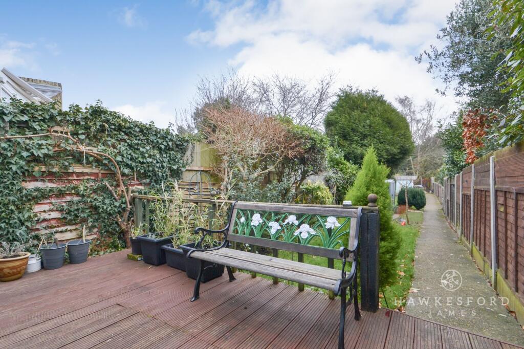 Staplehurst Road, Sittingbourne - Rear garden