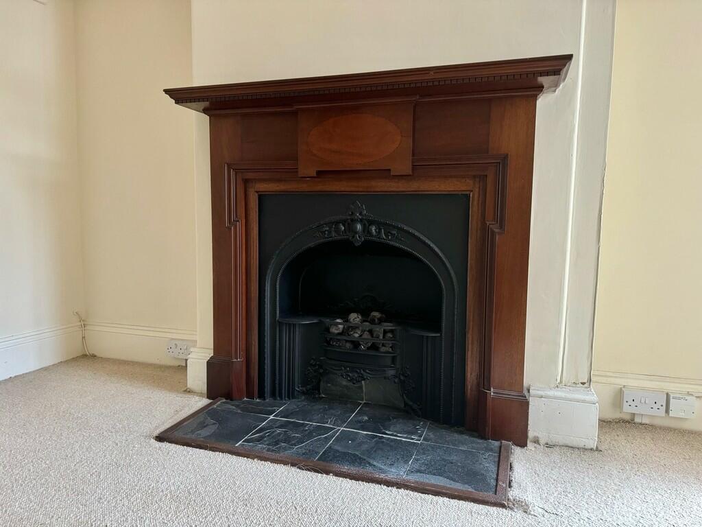 feature fireplace...