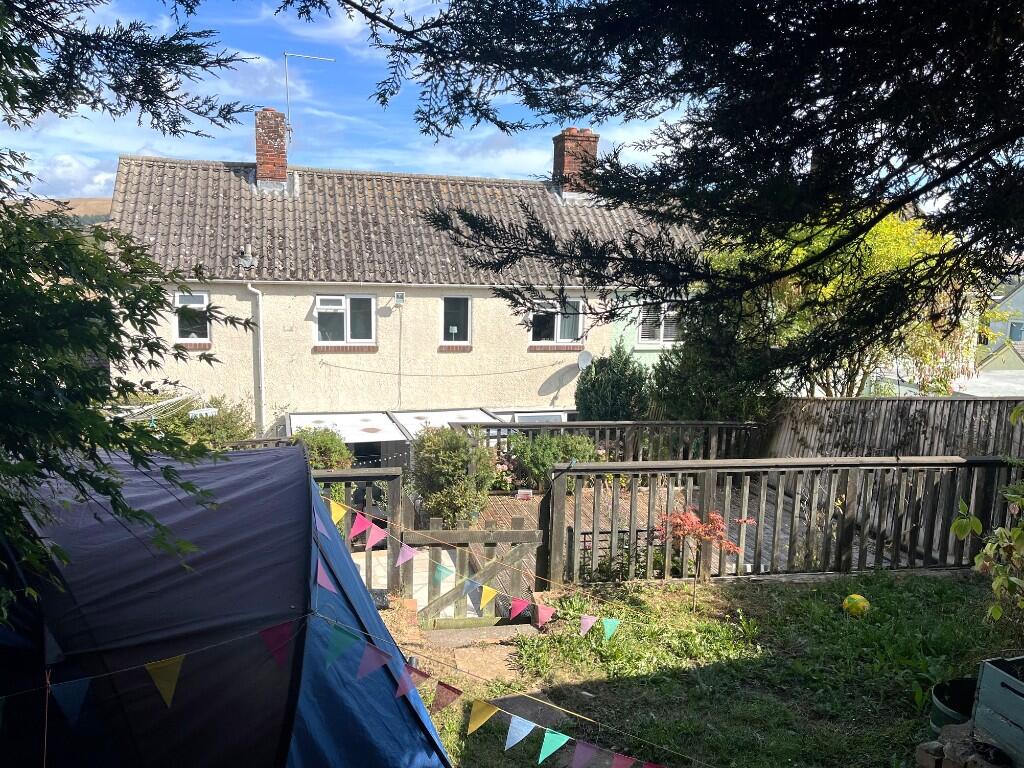 Rear of property