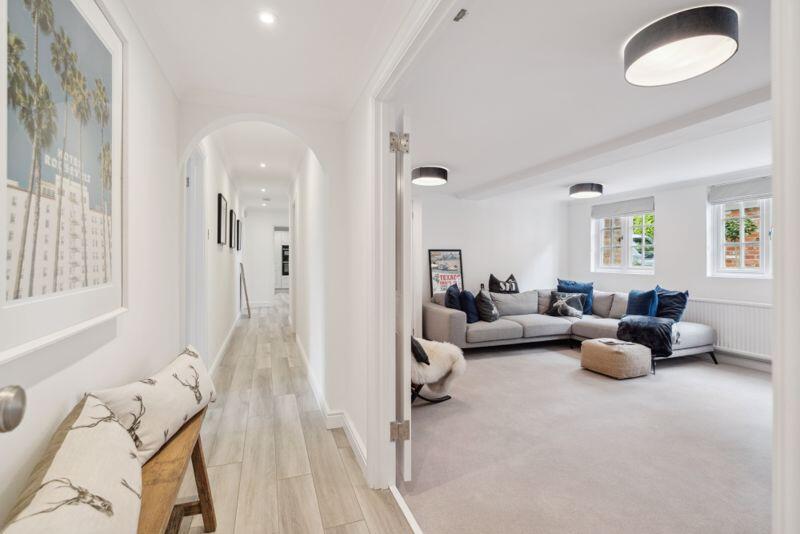 Living room and hallway 