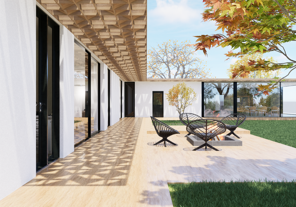 Proposed entertaining space