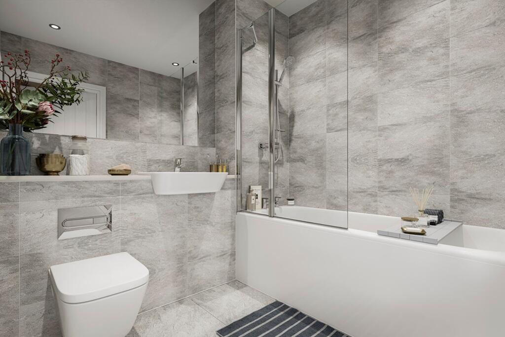 Indicative bathroom interior of a similar development