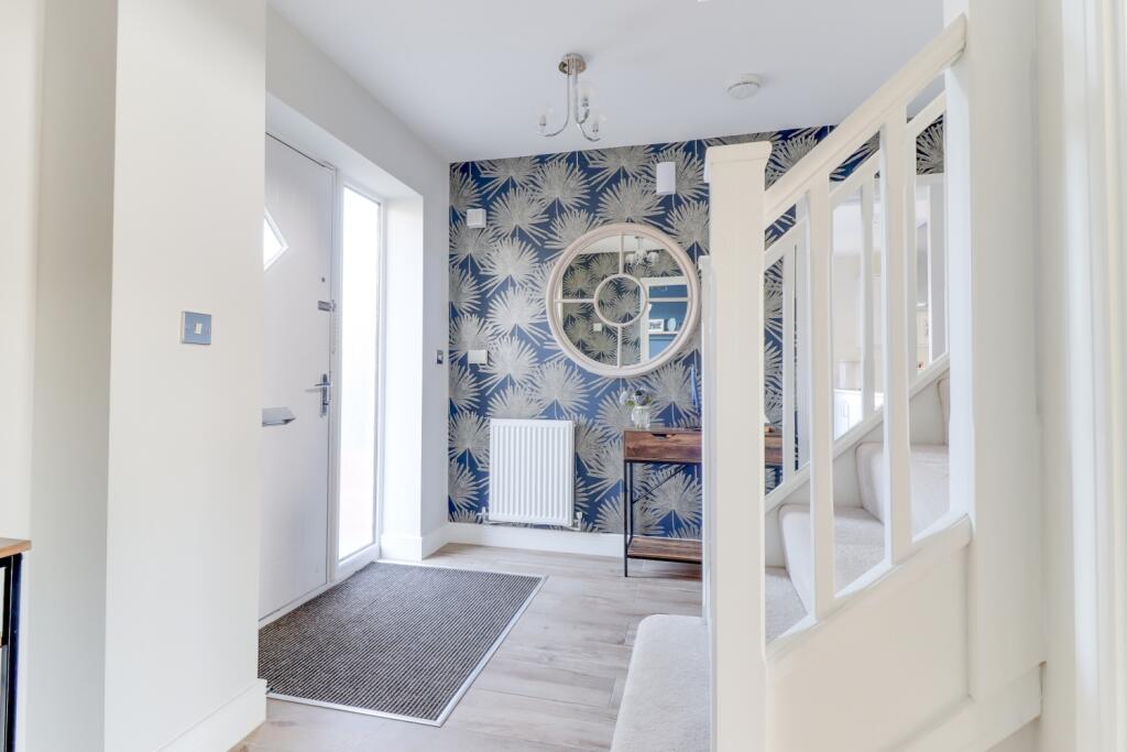 open and spacious entrance hall