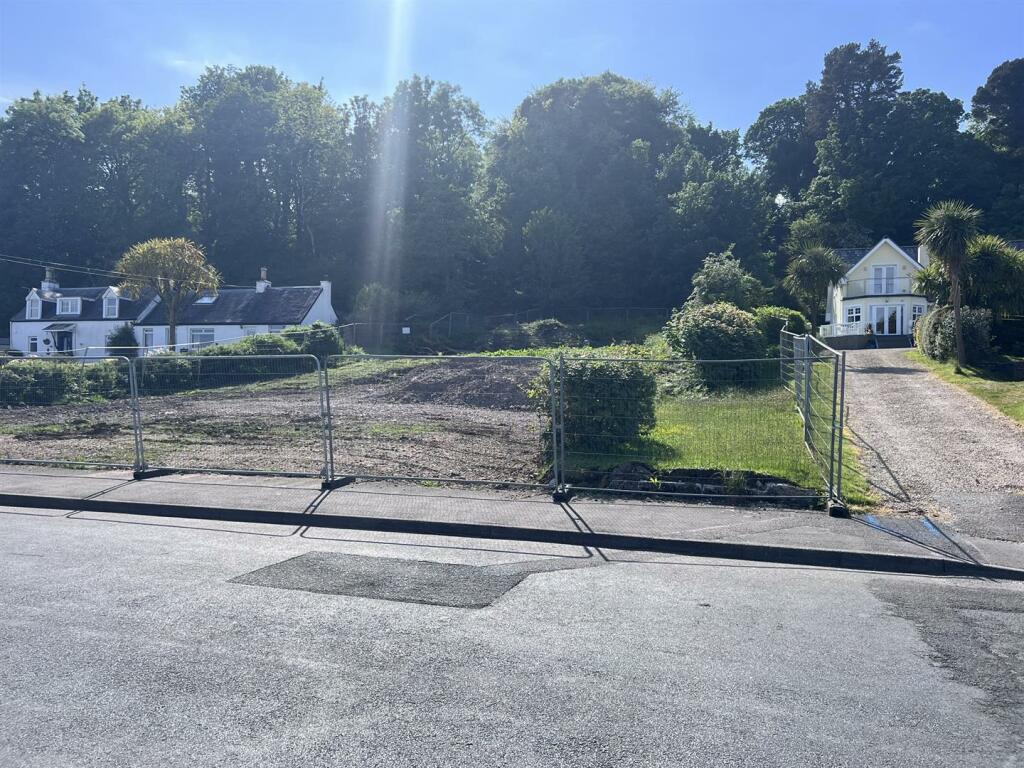 Looking towards the site