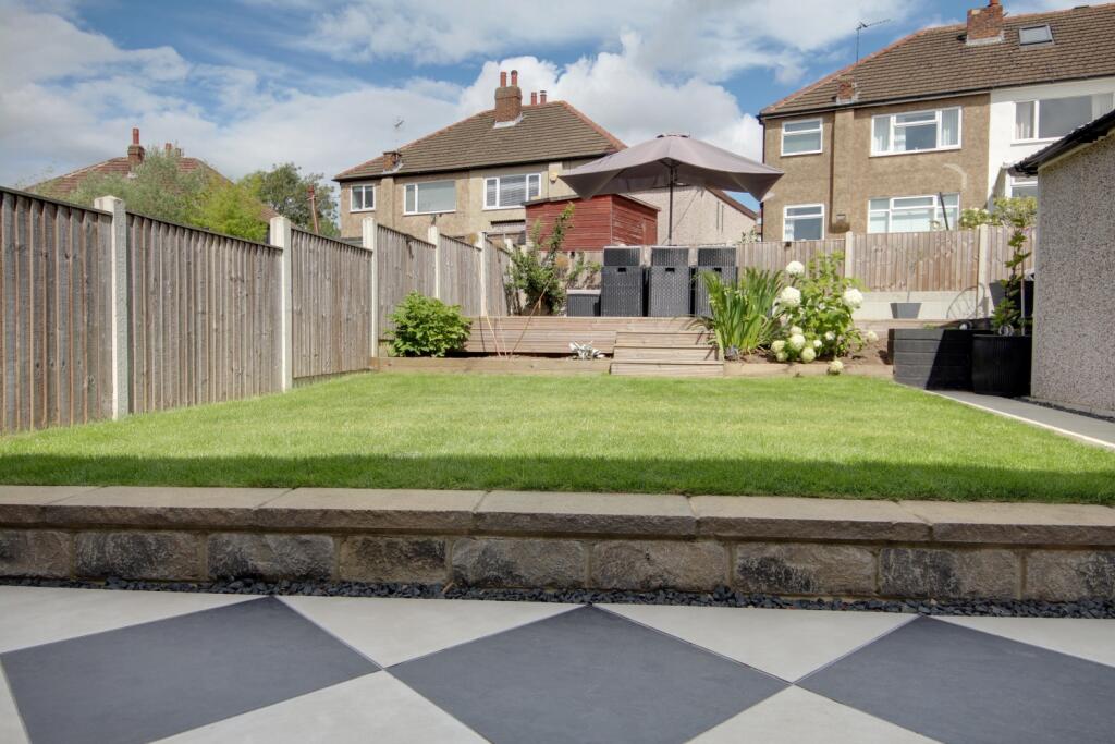 Part of the back garden