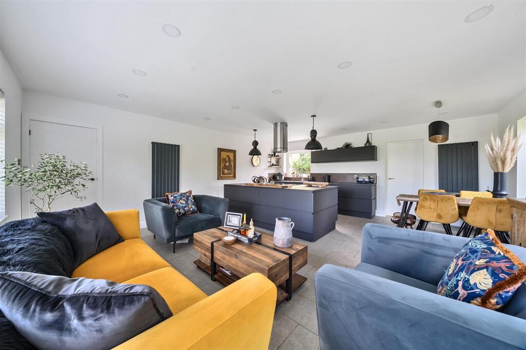 Open plan living area