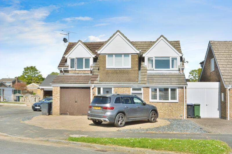 Front with driveway parking