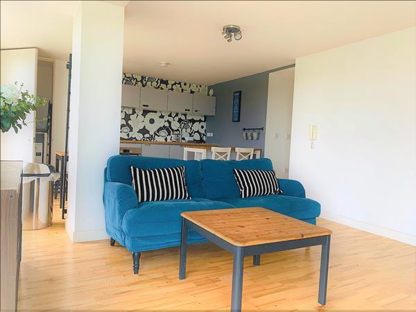 spacious and modern one-bedroom apartment