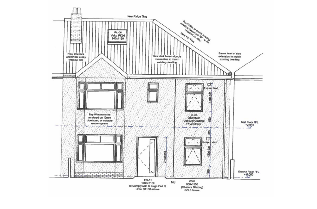 Front elevation - plans - 18 Holmdale