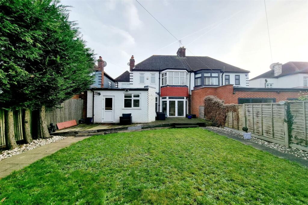 REAR ELEVATION OF PROPERTY: