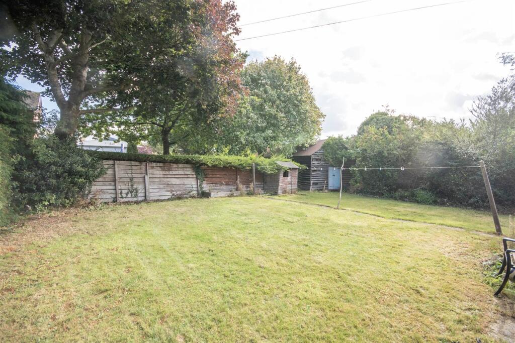 Garden and outbuildings