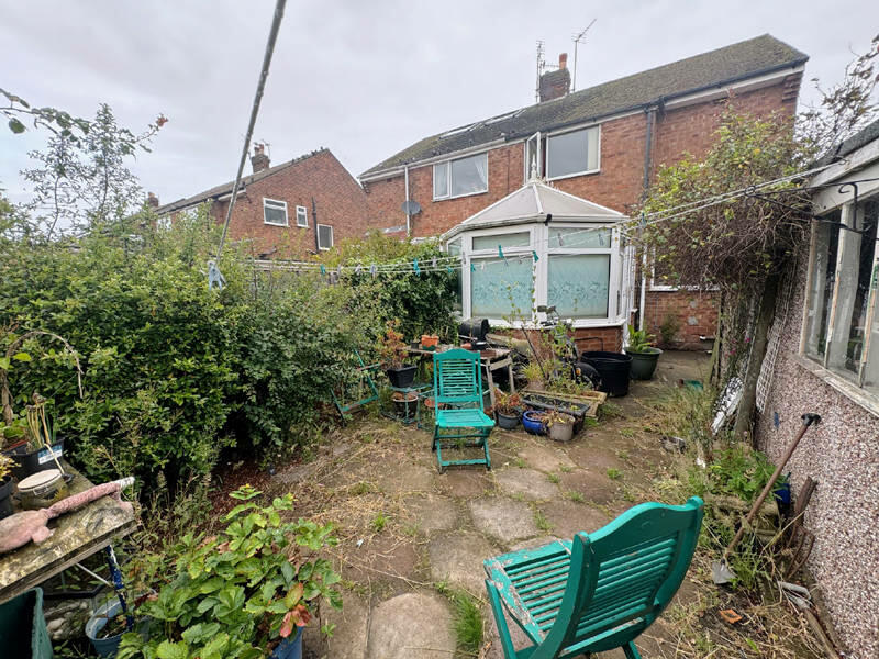 Rear of Property