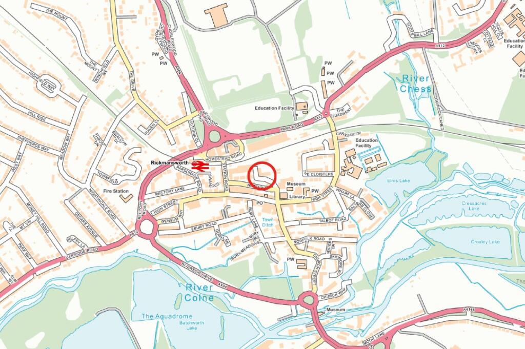 NOT TO SCALE FOR INFORMATION ONLY © ES100004608