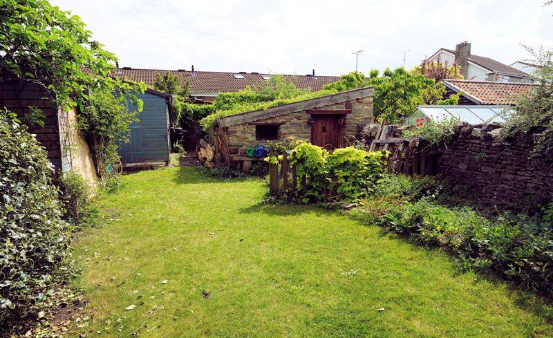 Stone outbuilding and garden shed