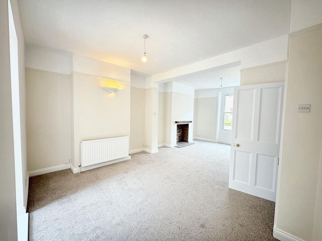 Open plan living area
