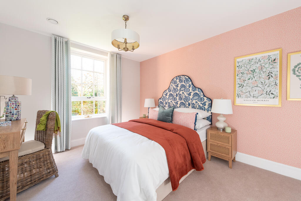 Show home master bedroom