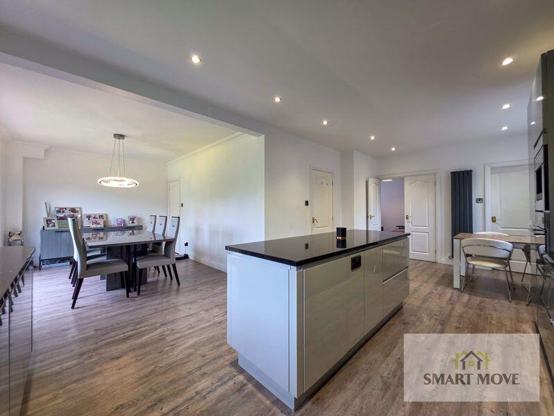 Kitchen into Dining Room