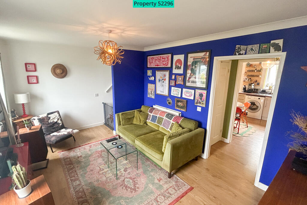 Living room facing towards the main entry way