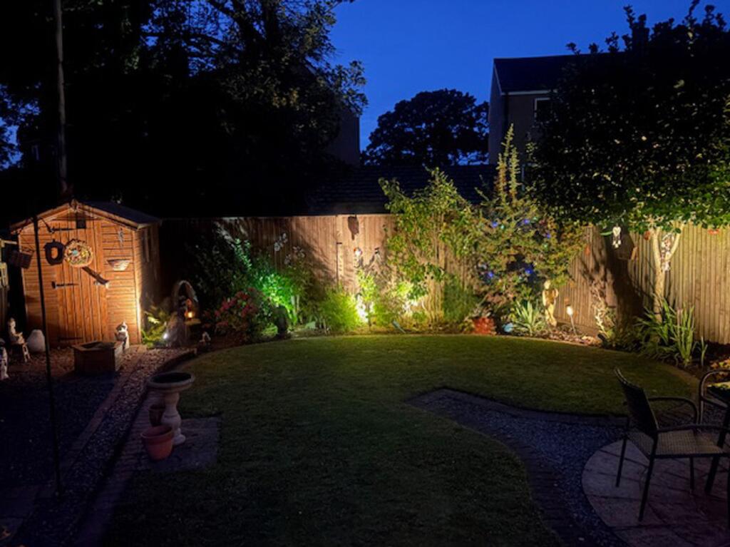 Rear Garden At Night (Vendor Provided)