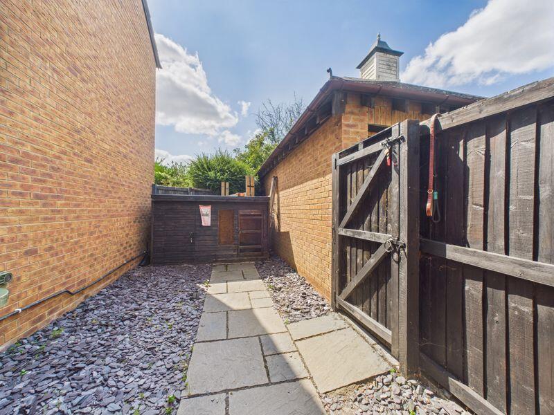 Side Entrance and Storage area