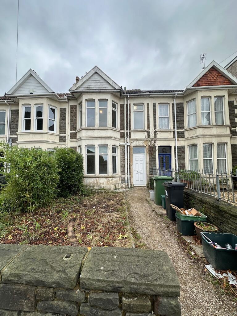 A traditional terraced house with classic bay w...