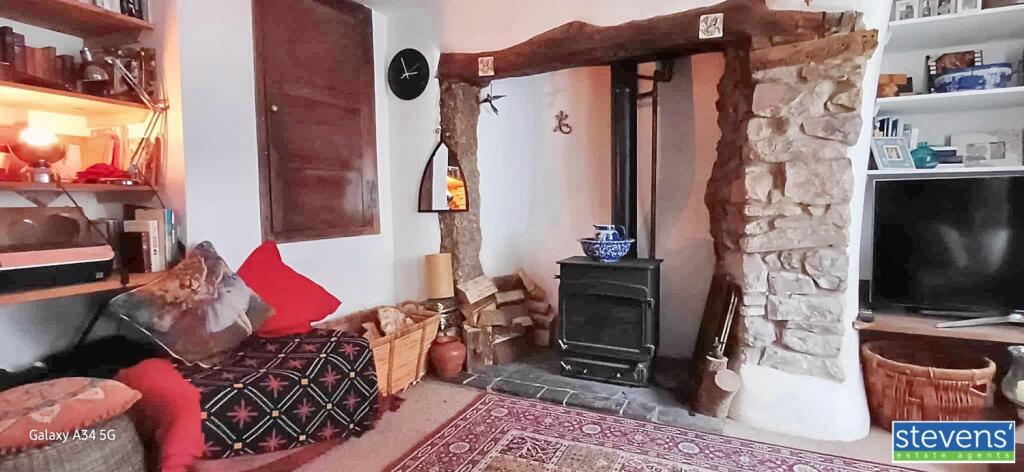 main room showing fireplace
