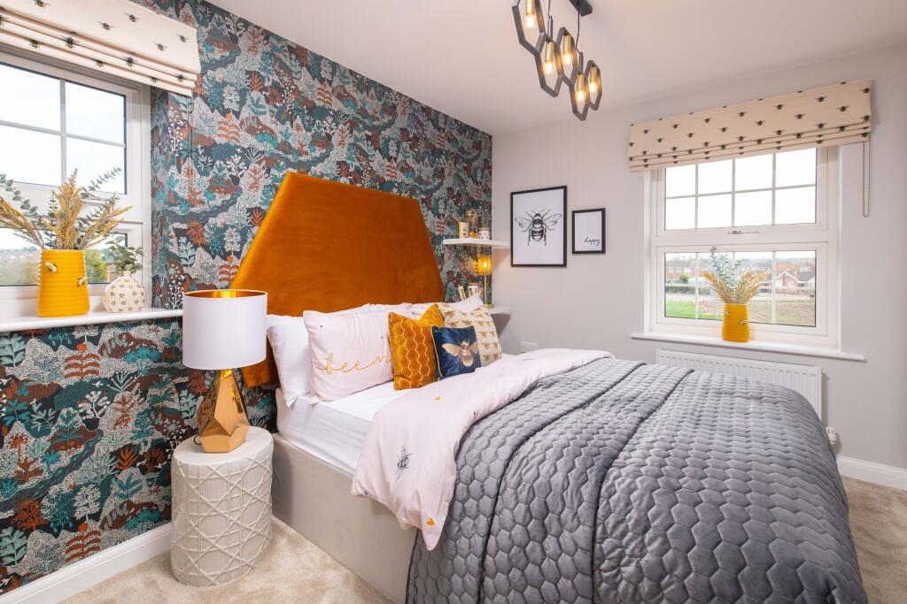 double bedroom in a family detached home