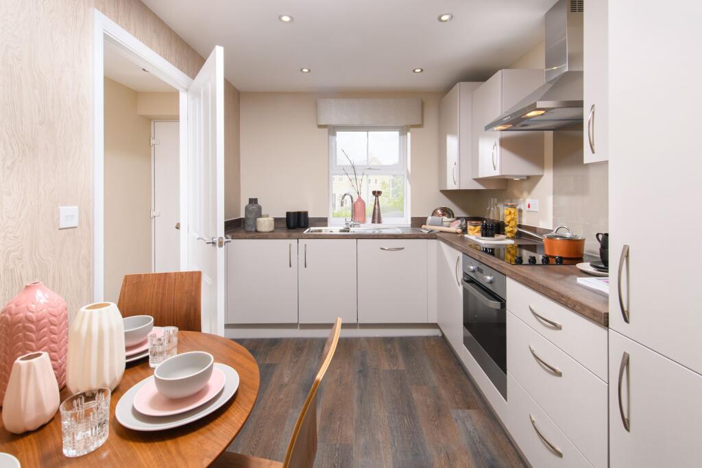 Internal image of the Folkestone kitchen