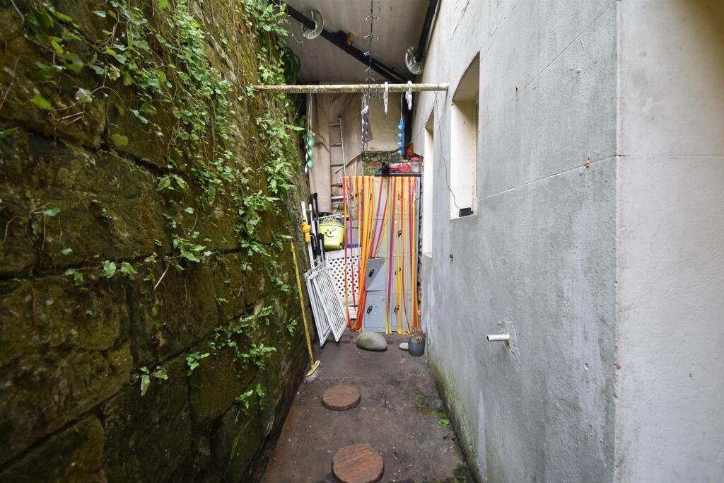Rear courtyard