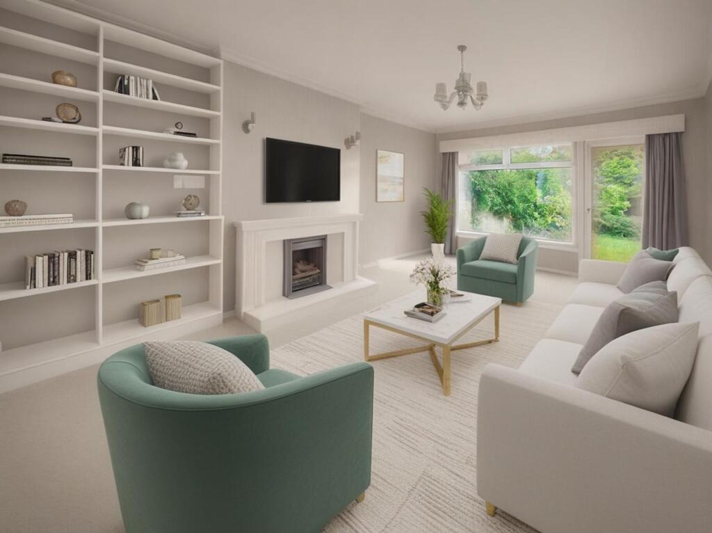 Living Room (Virtually Staged)