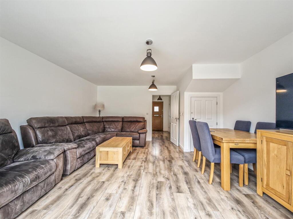 spacious living-dining room