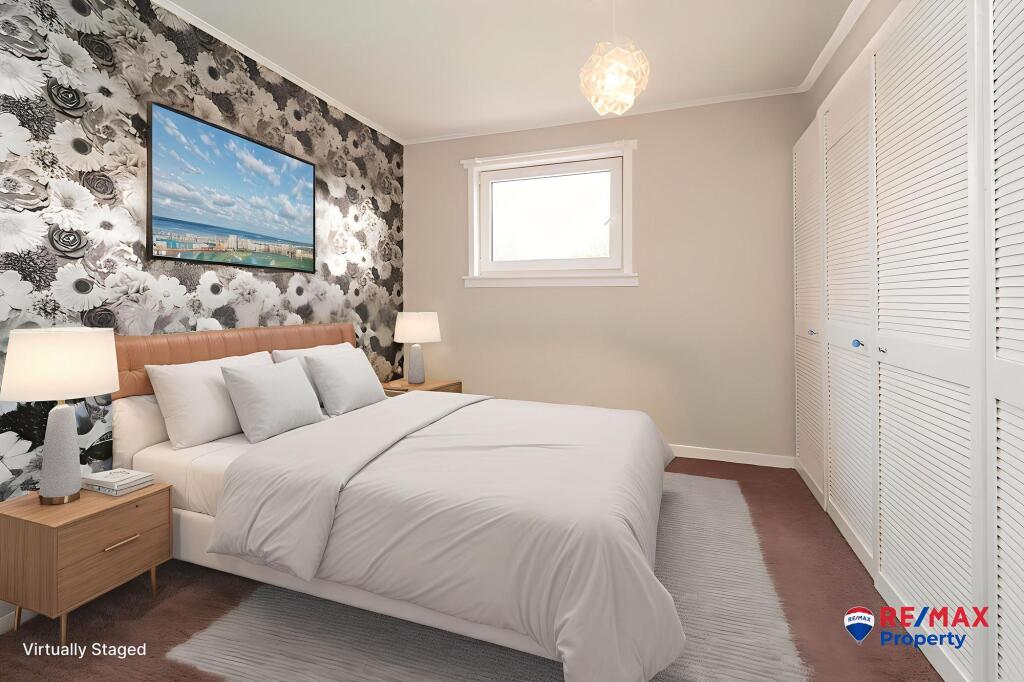 Virually Staged Bedroom 1