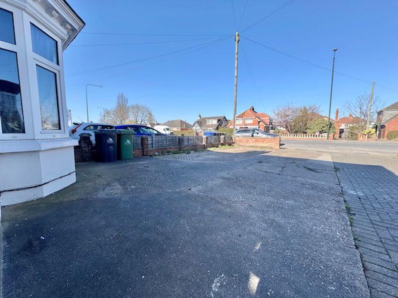 Front garden and parking